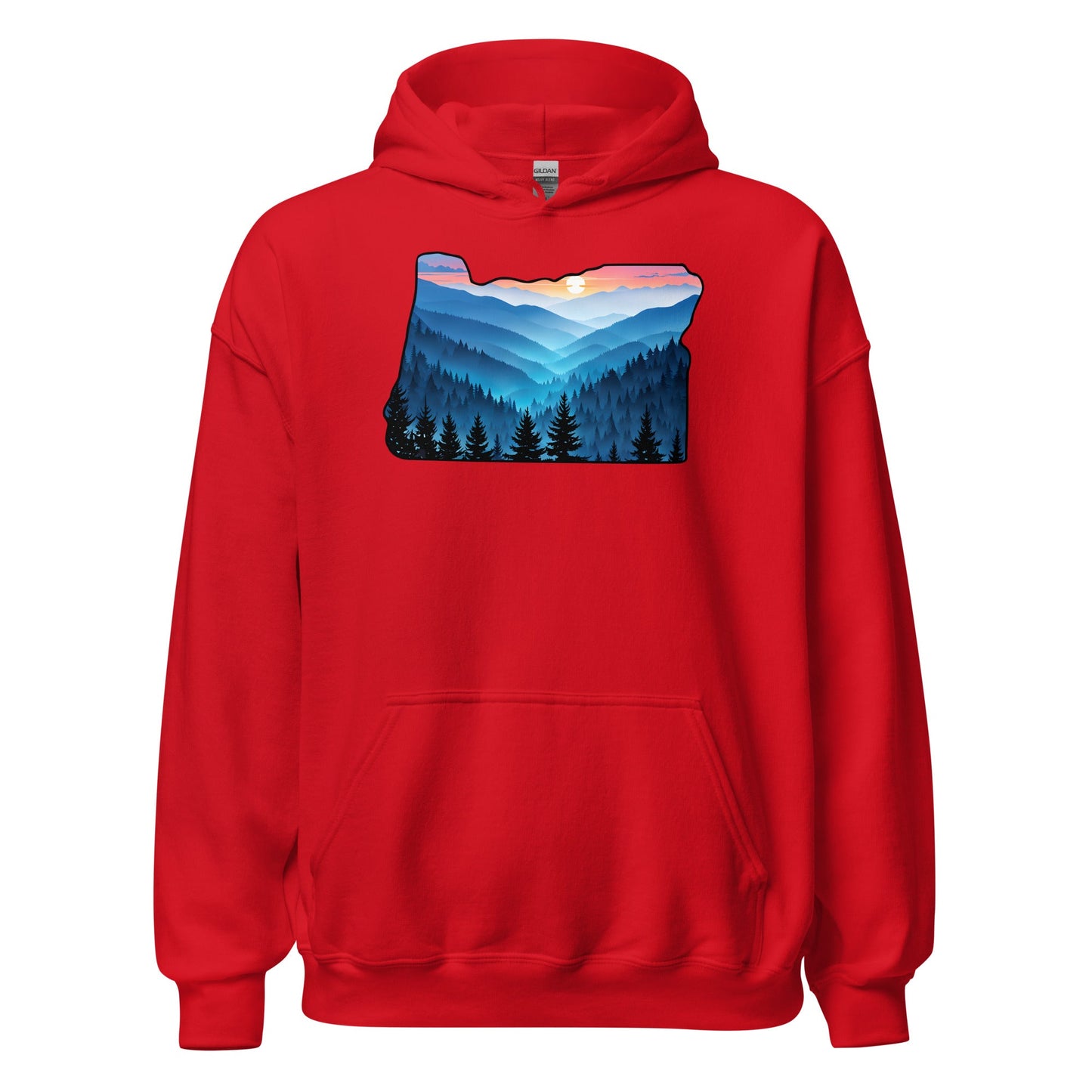 Oregon Blue Mountains Men's (Unisex) Hoodie - Hoodies - Discovery Co.