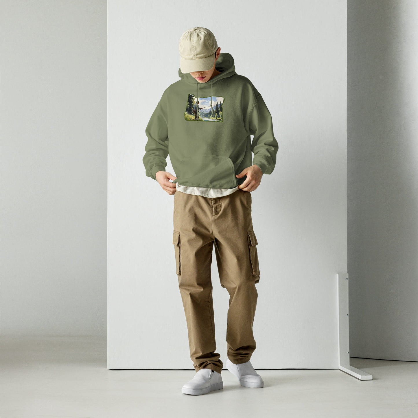 Oregon Fishermen Men's (Unisex) Hoodie - Hoodies - Discovery Co.