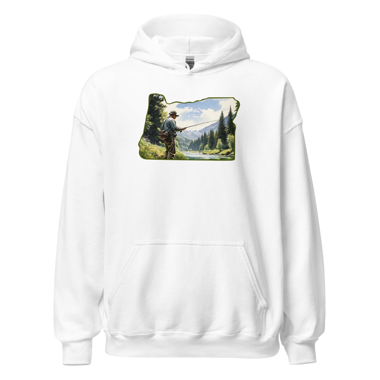 Oregon Fishermen Men's (Unisex) Hoodie - Hoodies - Discovery Co.