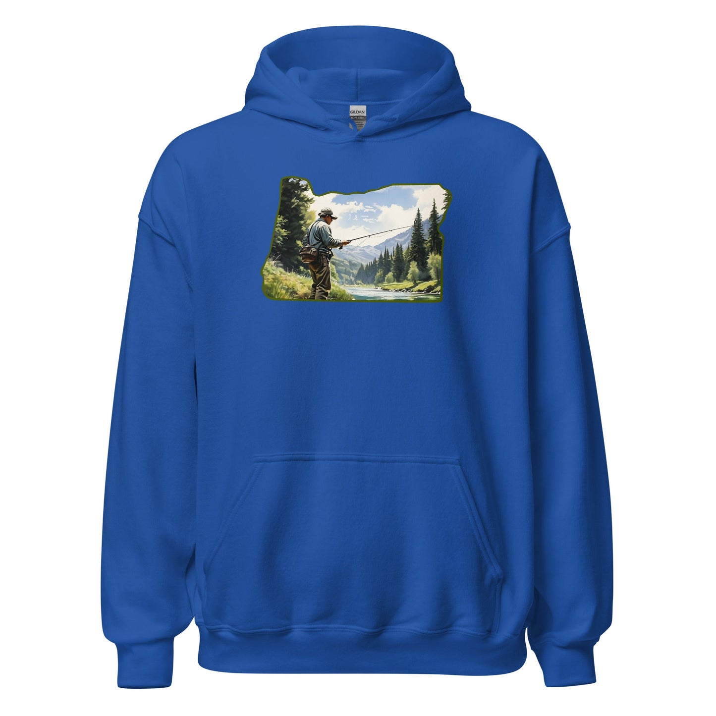 Oregon Fishermen Men's (Unisex) Hoodie - Hoodies - Discovery Co.