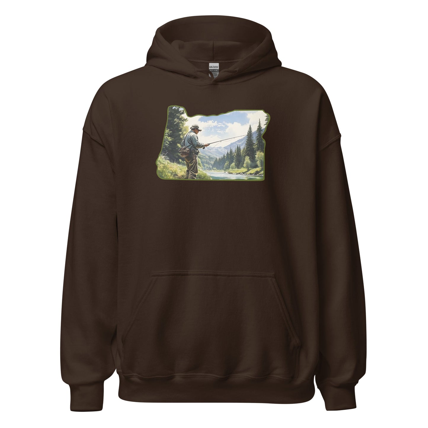 Oregon Fishermen Men's (Unisex) Hoodie - Hoodies - Discovery Co.