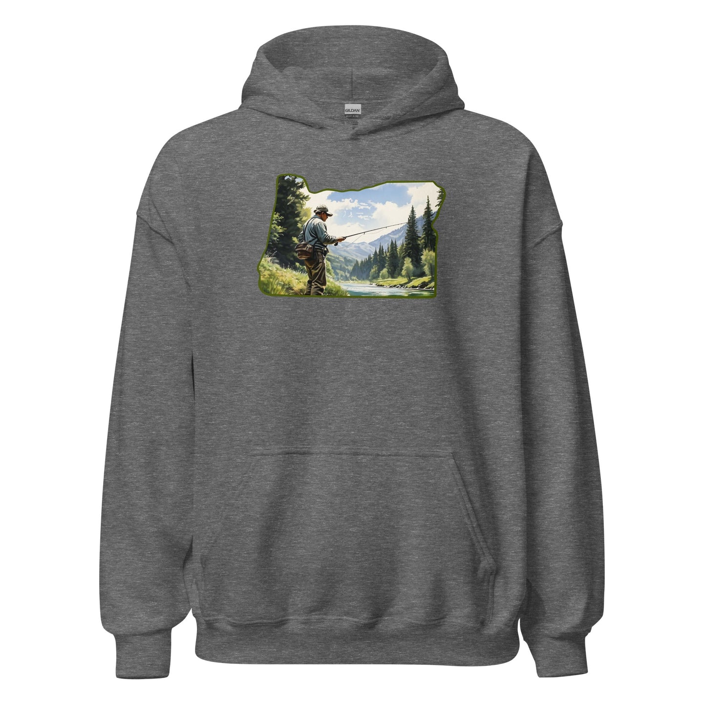 Oregon Fishermen Men's (Unisex) Hoodie - Hoodies - Discovery Co.