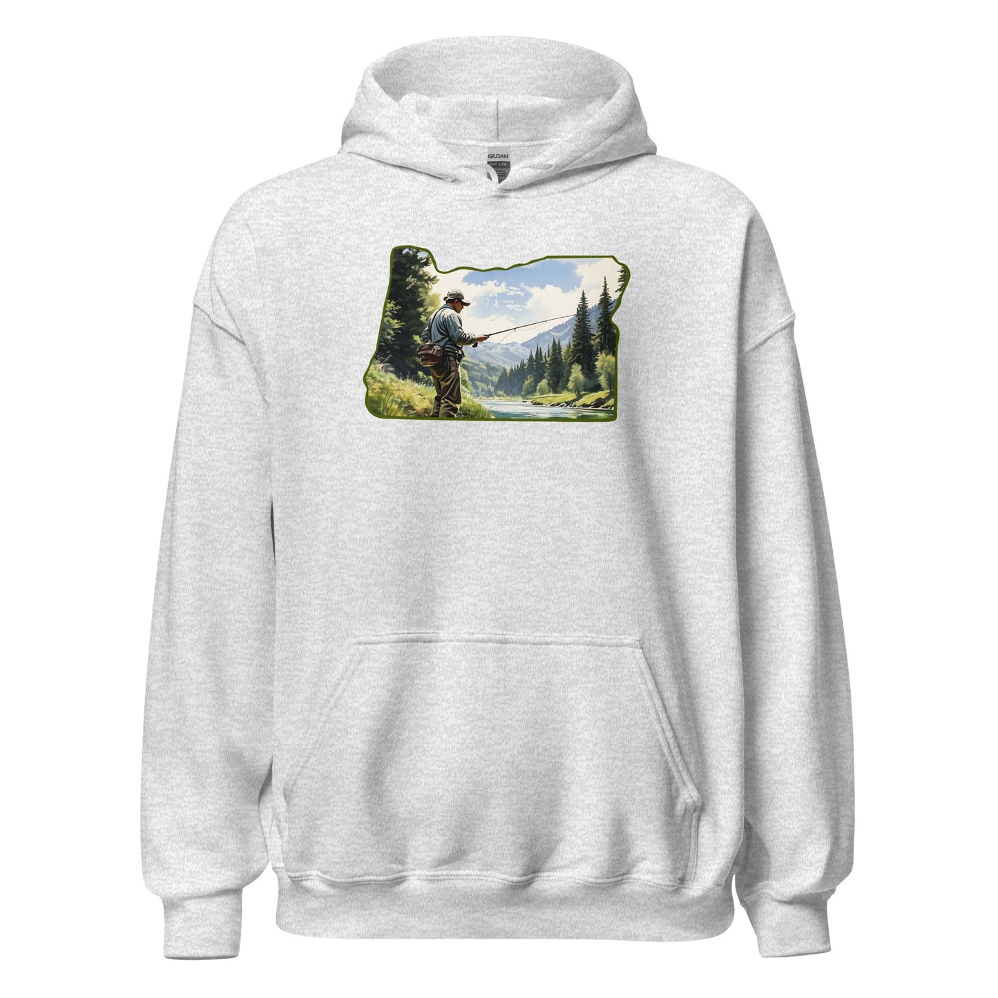Oregon Fishermen Men's (Unisex) Hoodie - Hoodies - Discovery Co.