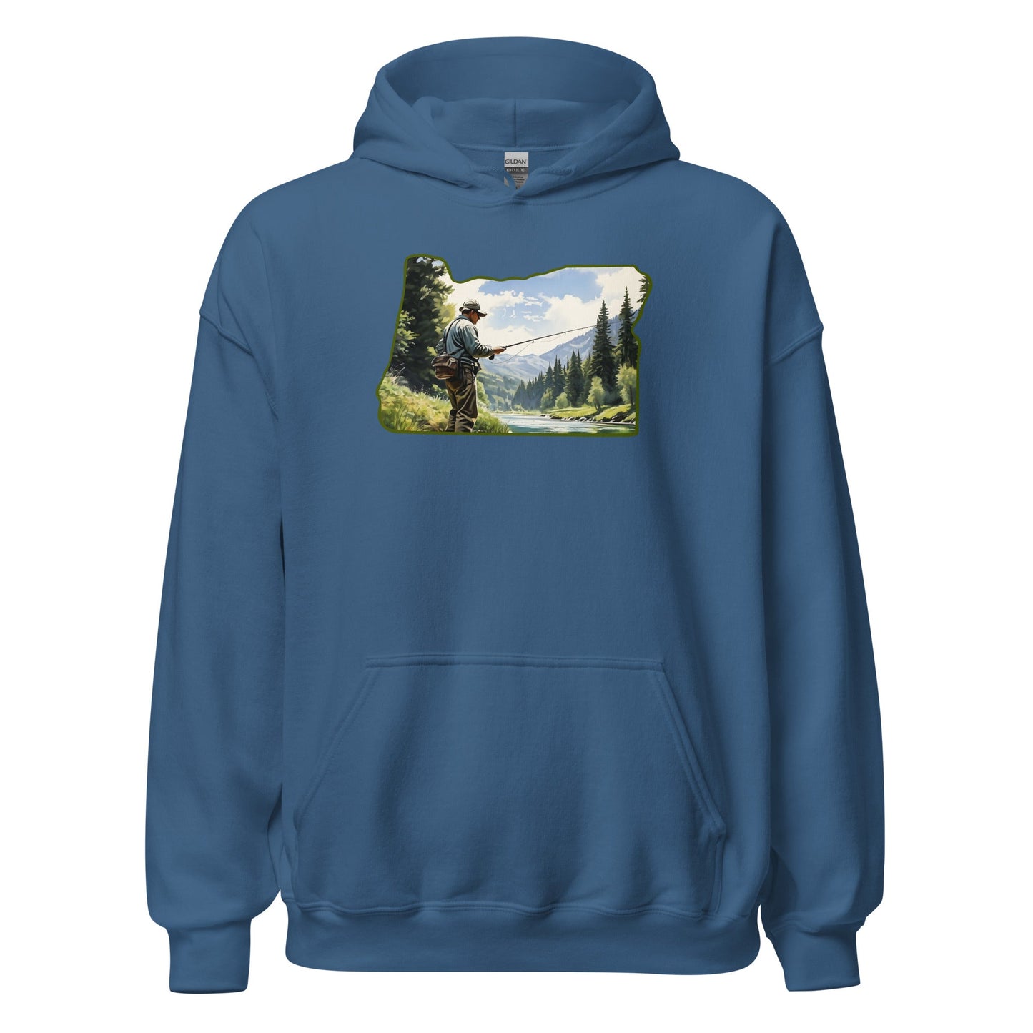 Oregon Fishermen Men's (Unisex) Hoodie - Hoodies - Discovery Co.