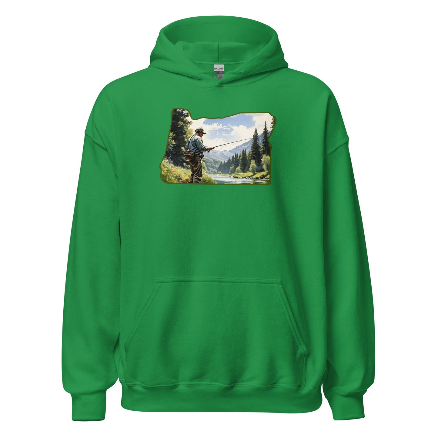 Oregon Fishermen Men's (Unisex) Hoodie - Hoodies - Discovery Co.