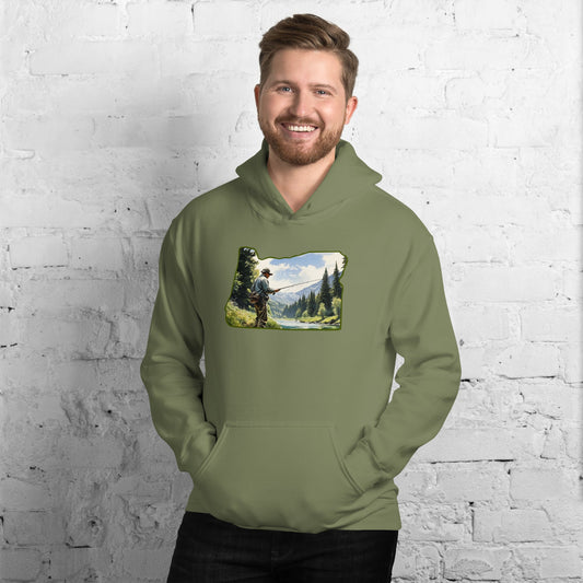 Oregon Fishermen Men's (Unisex) Hoodie - Hoodies - Discovery Co.