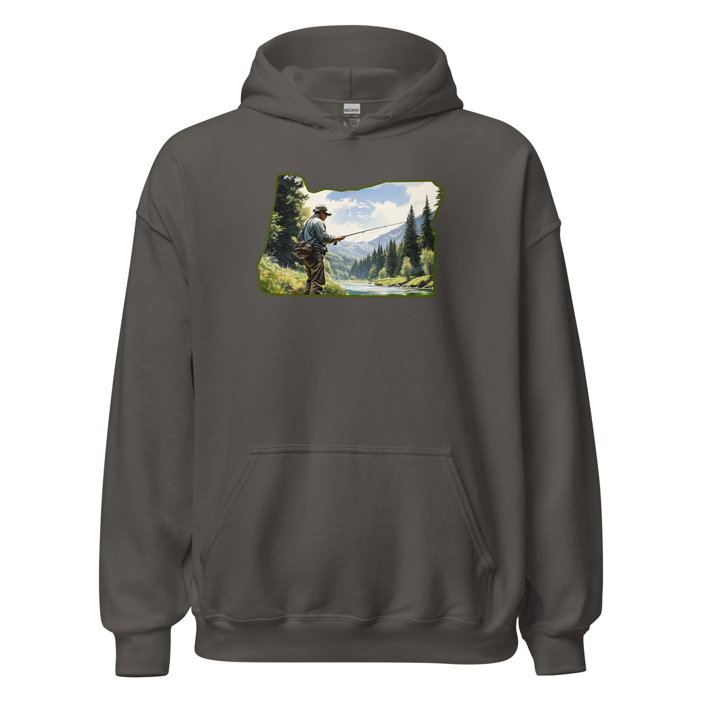 Oregon Fishermen Men's (Unisex) Hoodie - Hoodies - Discovery Co.