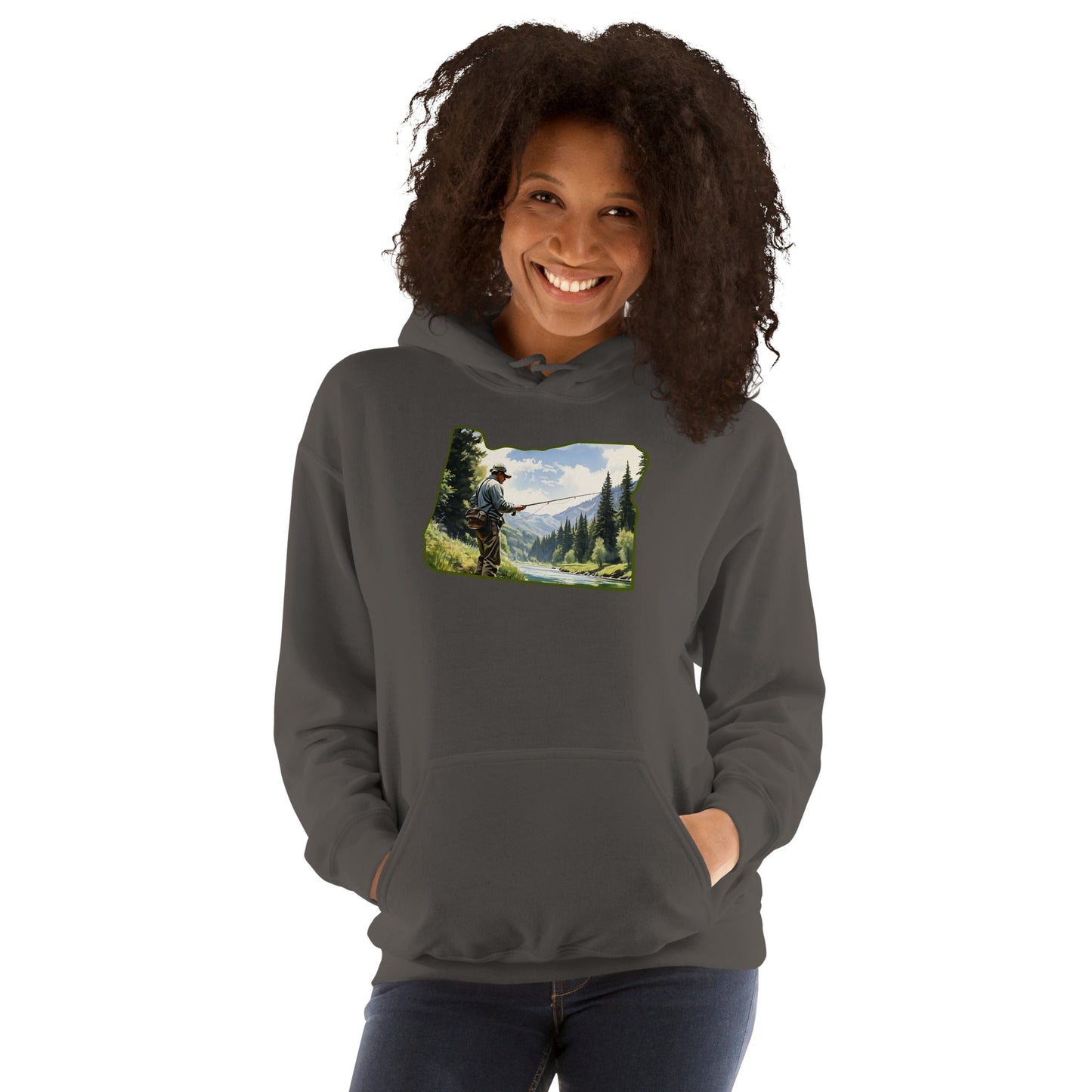 Oregon Fishermen Women's (Unisex) Hoodie - Hoodies - Discovery Co.