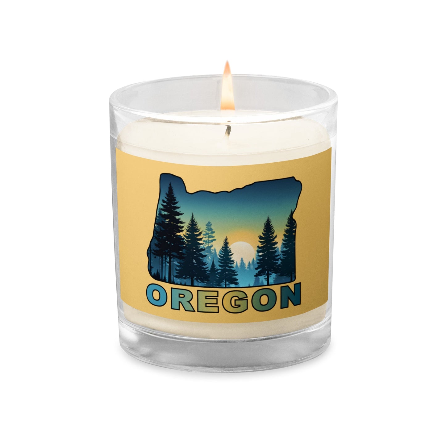 Oregon Sunset Forest II Glass Jar Soy Wax Candle - Candles - Discovery Co.
