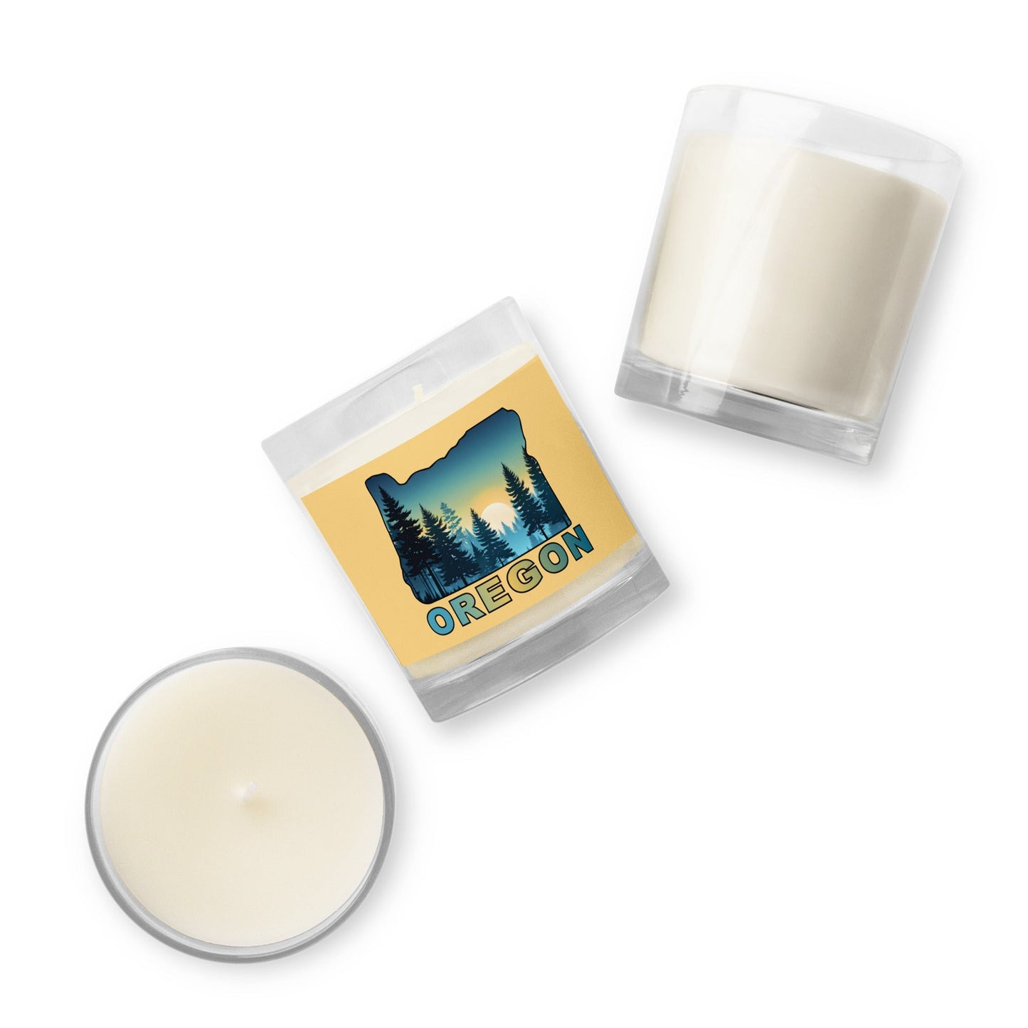Oregon Sunset Forest II Glass Jar Soy Wax Candle - Candles - Discovery Co.