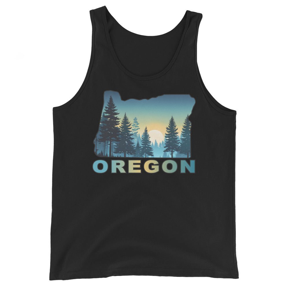 Oregon Sunset Forest II Men's Tank Top - Men's Shirts - Discovery Co.