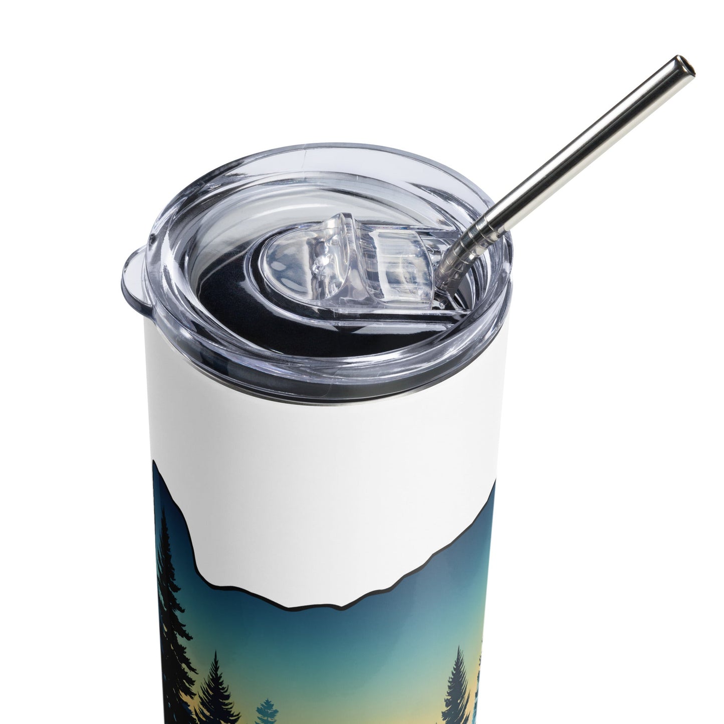 Oregon Sunset Forest II Stainless Steel Tumbler - Steel Tumbler - Discovery Co.