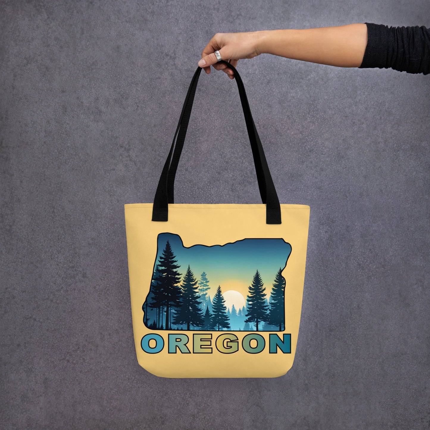 Oregon Sunset Forest II Tote Bag - Tote Bags - Discovery Co.