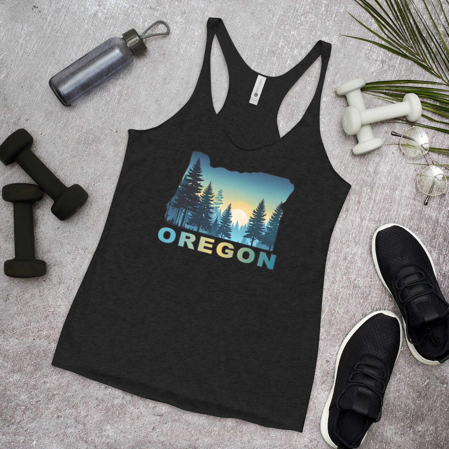 Oregon Sunset Forest II Women's Racerback Tank - Women's Shirts - Discovery Co.