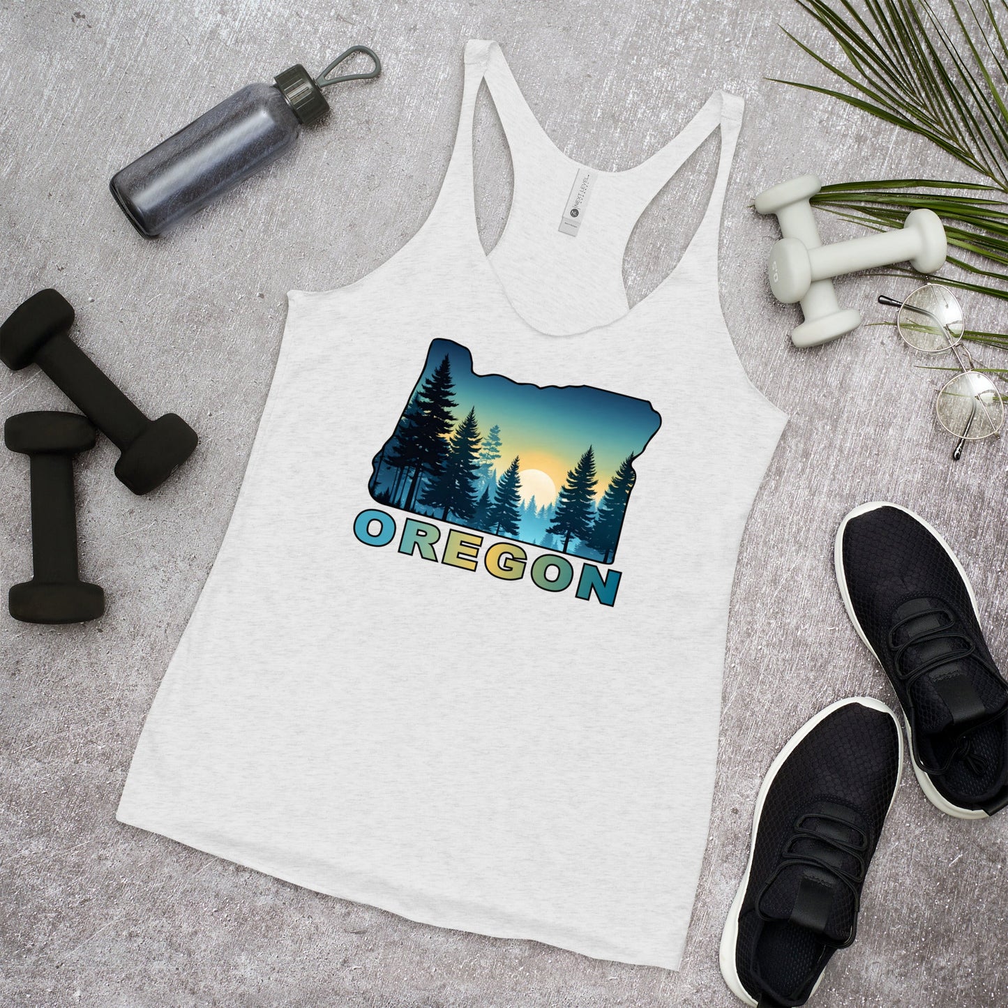 Oregon Sunset Forest II Women's Racerback Tank - Women's Shirts - Discovery Co.