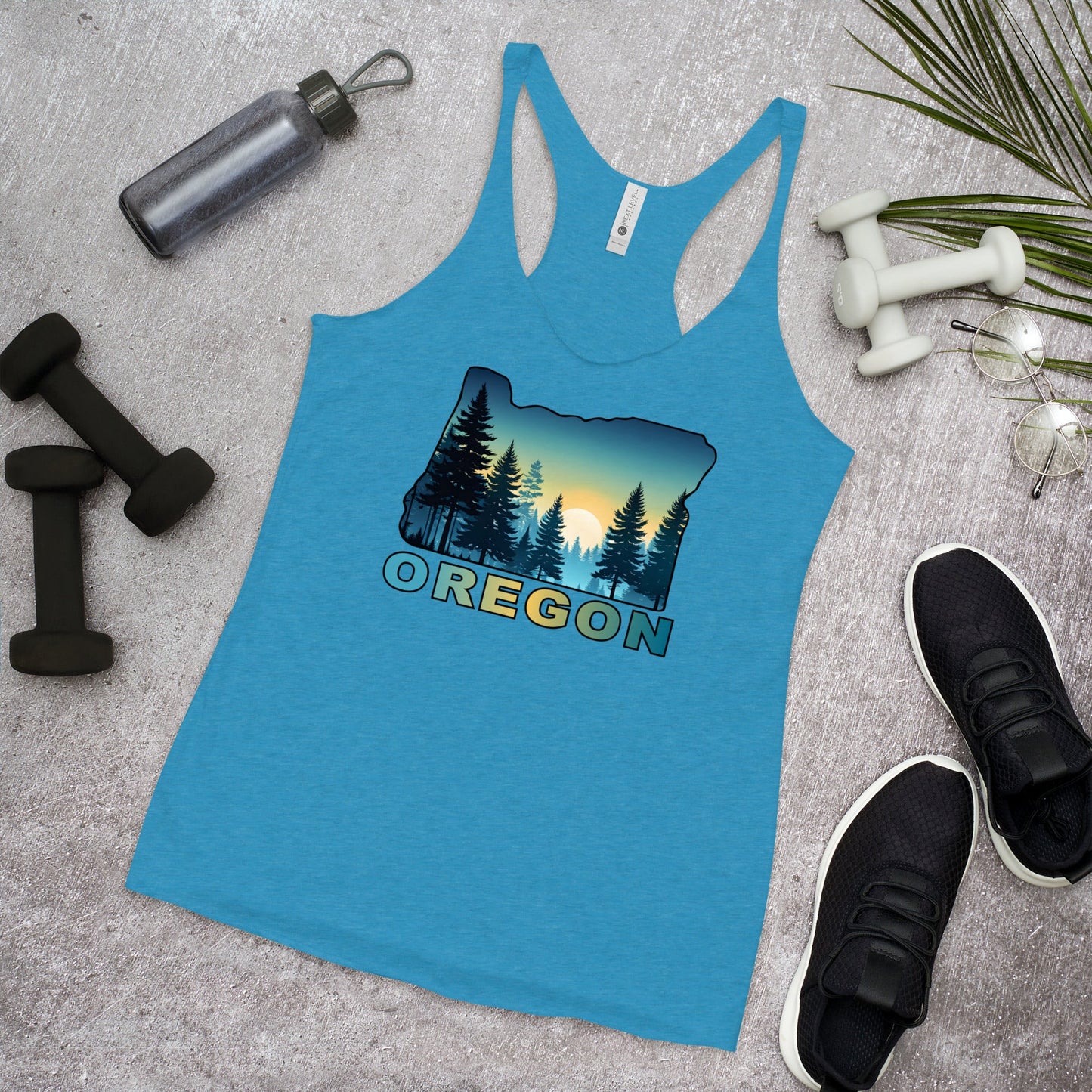 Oregon Sunset Forest II Women's Racerback Tank - Women's Shirts - Discovery Co.