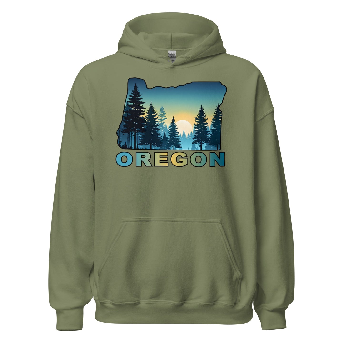 Oregon Sunset Forest II Women's (Unisex) Hoodie - Hoodies - Discovery Co.