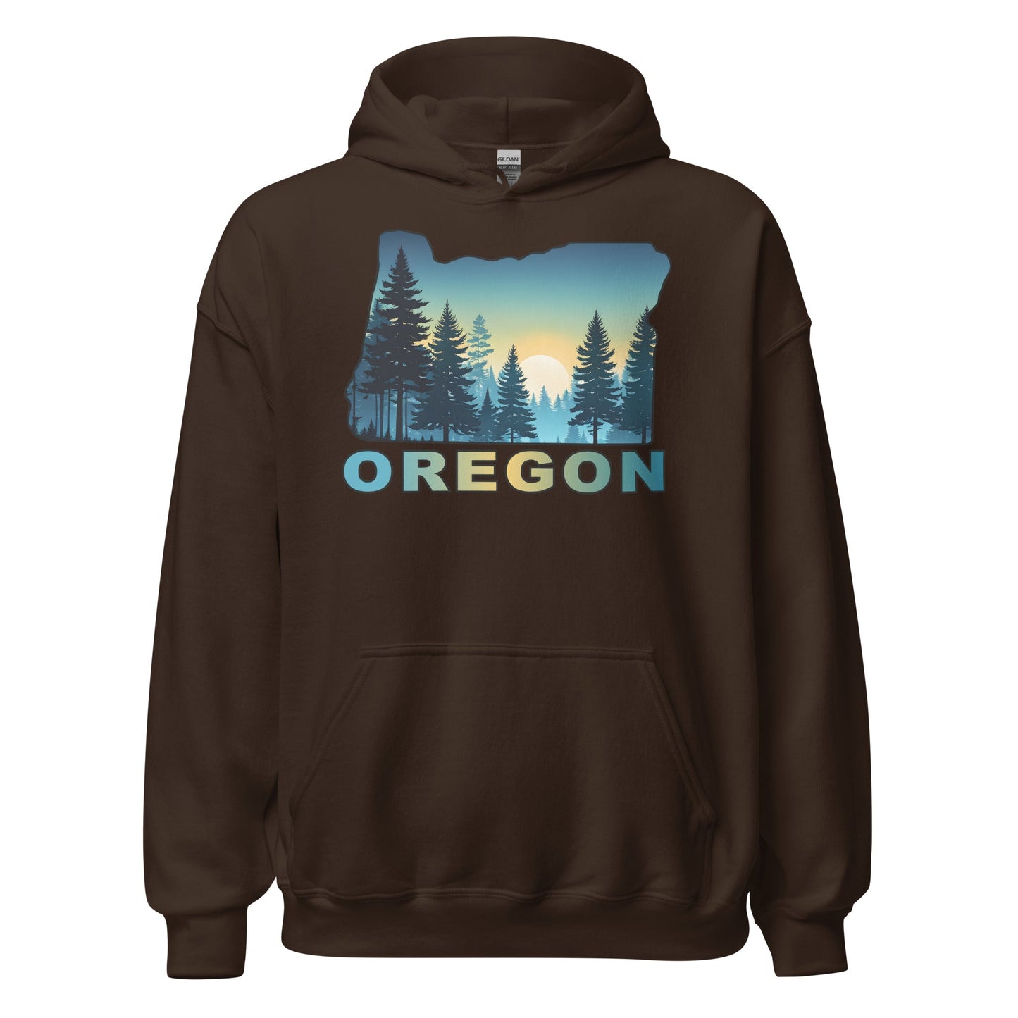 Oregon Sunset Forest II Women's (Unisex) Hoodie - Hoodies - Discovery Co.