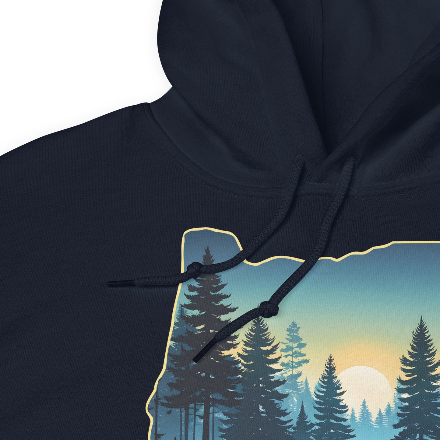 Oregon Sunset Forest Men's (Unisex) Hoodie - Hoodies - Discovery Co.