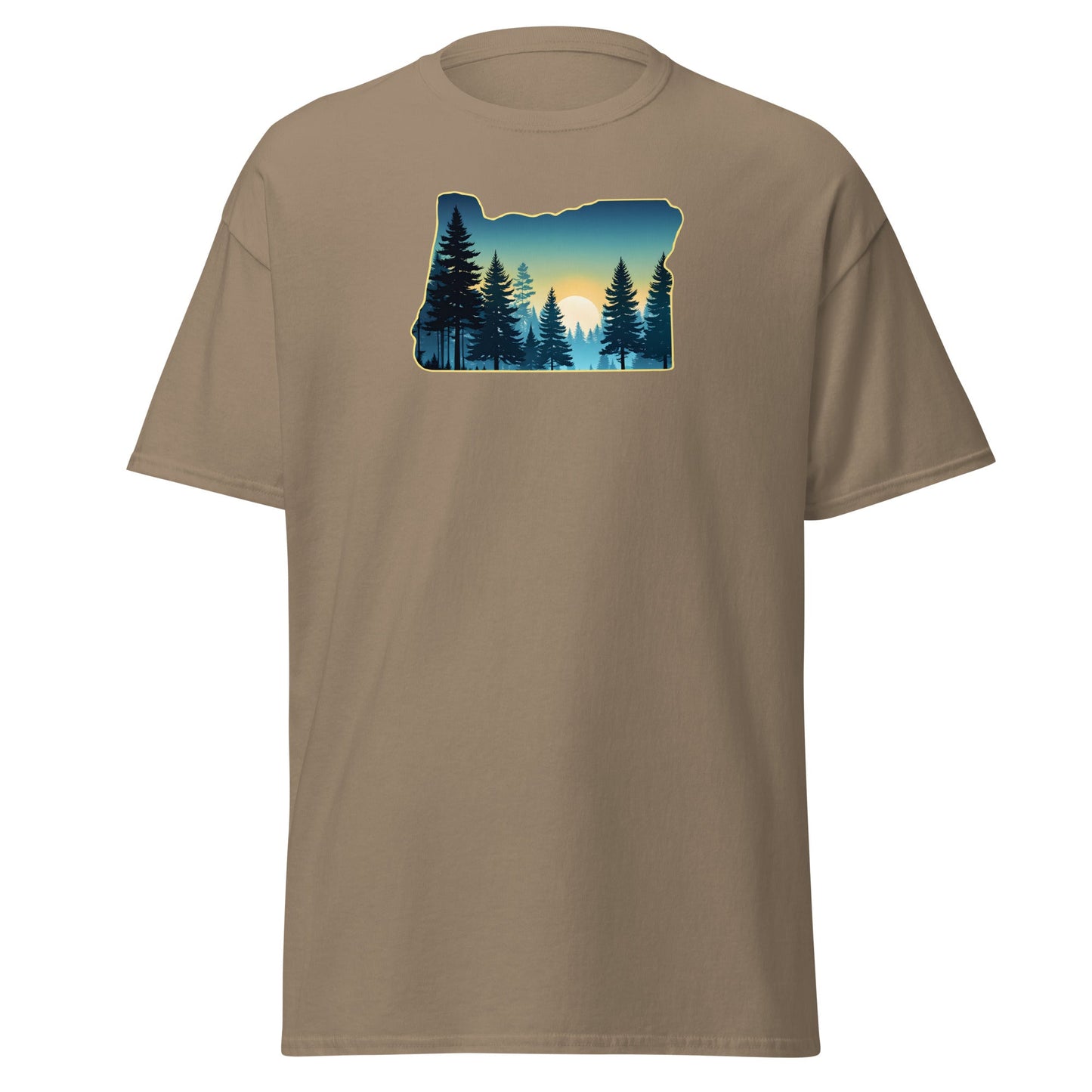 Oregon Sunset Forest Women's (Unisex) Classic Tee - Women's Shirts - Discovery Co.