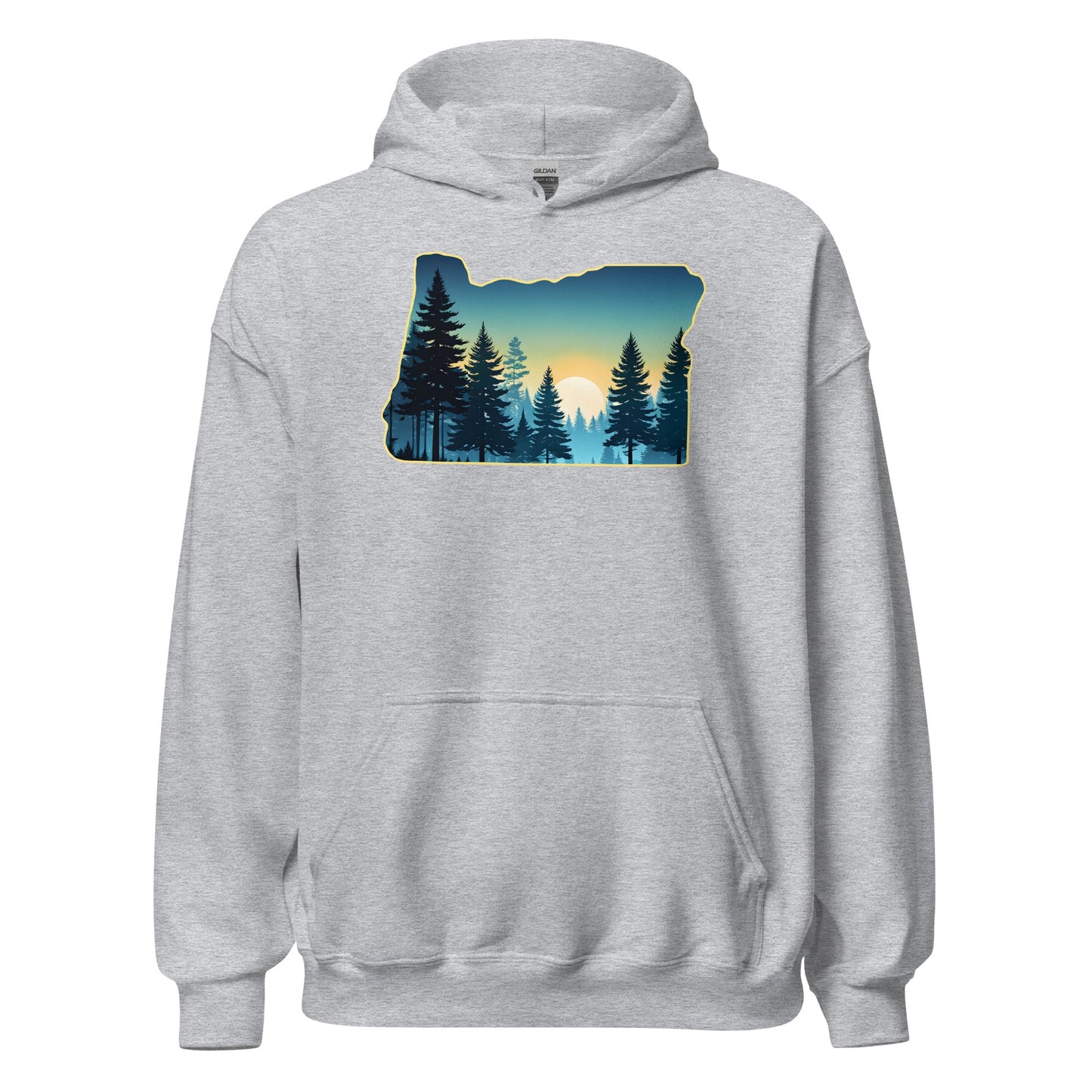 Oregon Sunset Forest Women's (Unisex) Hoodie - Hoodies - Discovery Co.