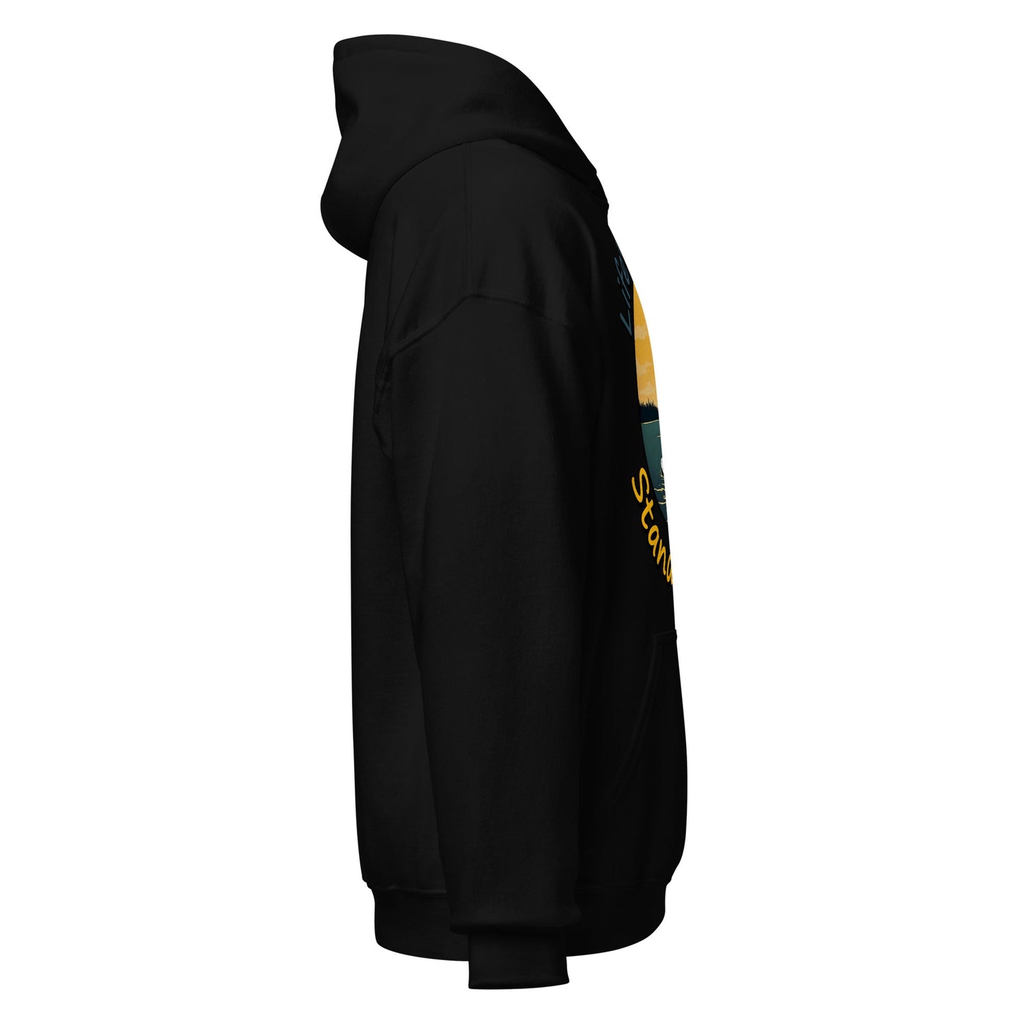 Paddle Boarding "Life's Better Standing Up" Men's (Unisex) Heavy Blend Hoodie - Hoodies - Discovery Co.