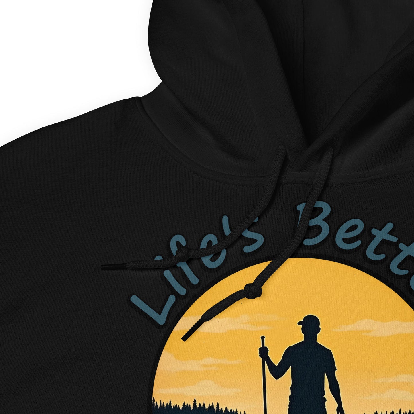 Paddle Boarding "Life's Better Standing Up" Men's (Unisex) Heavy Blend Hoodie - Hoodies - Discovery Co.