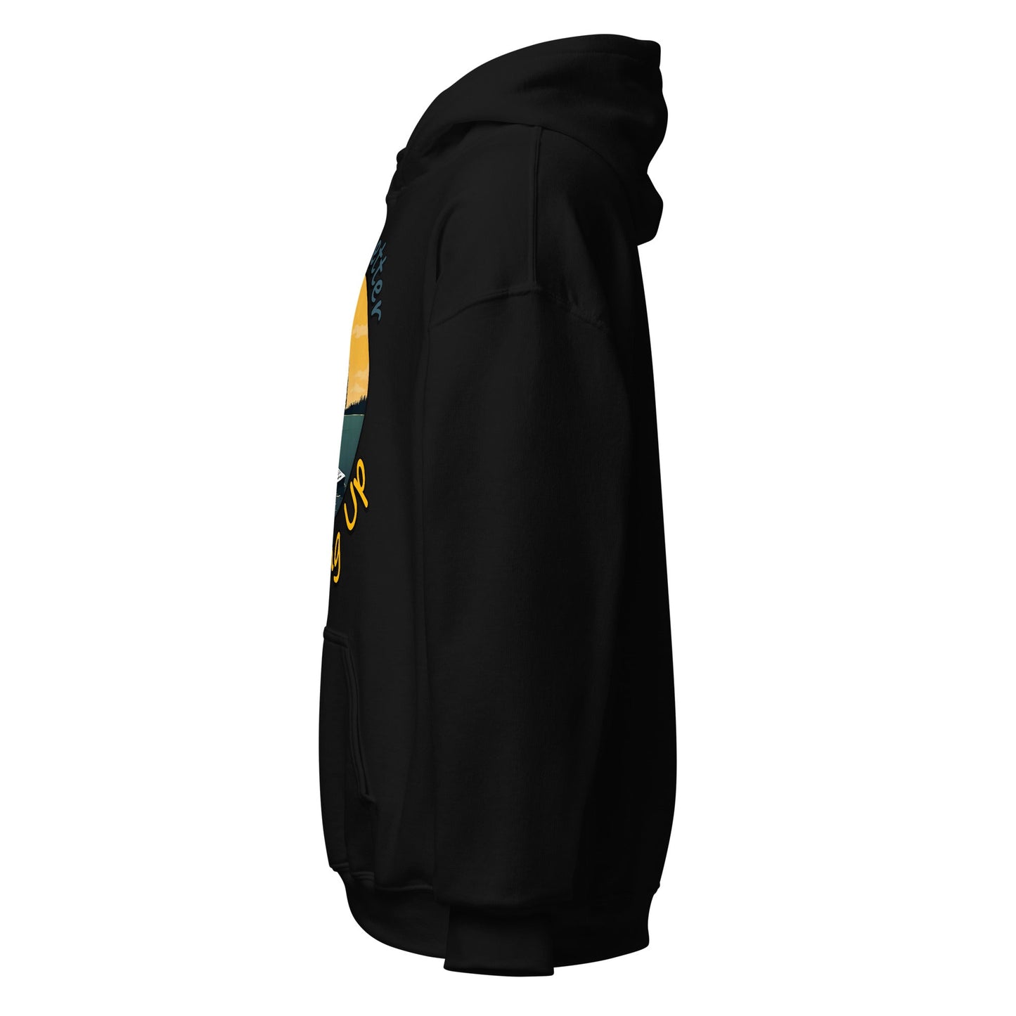 Paddle Boarding "Life's Better Standing Up" Men's (Unisex) Heavy Blend Hoodie - Hoodies - Discovery Co.