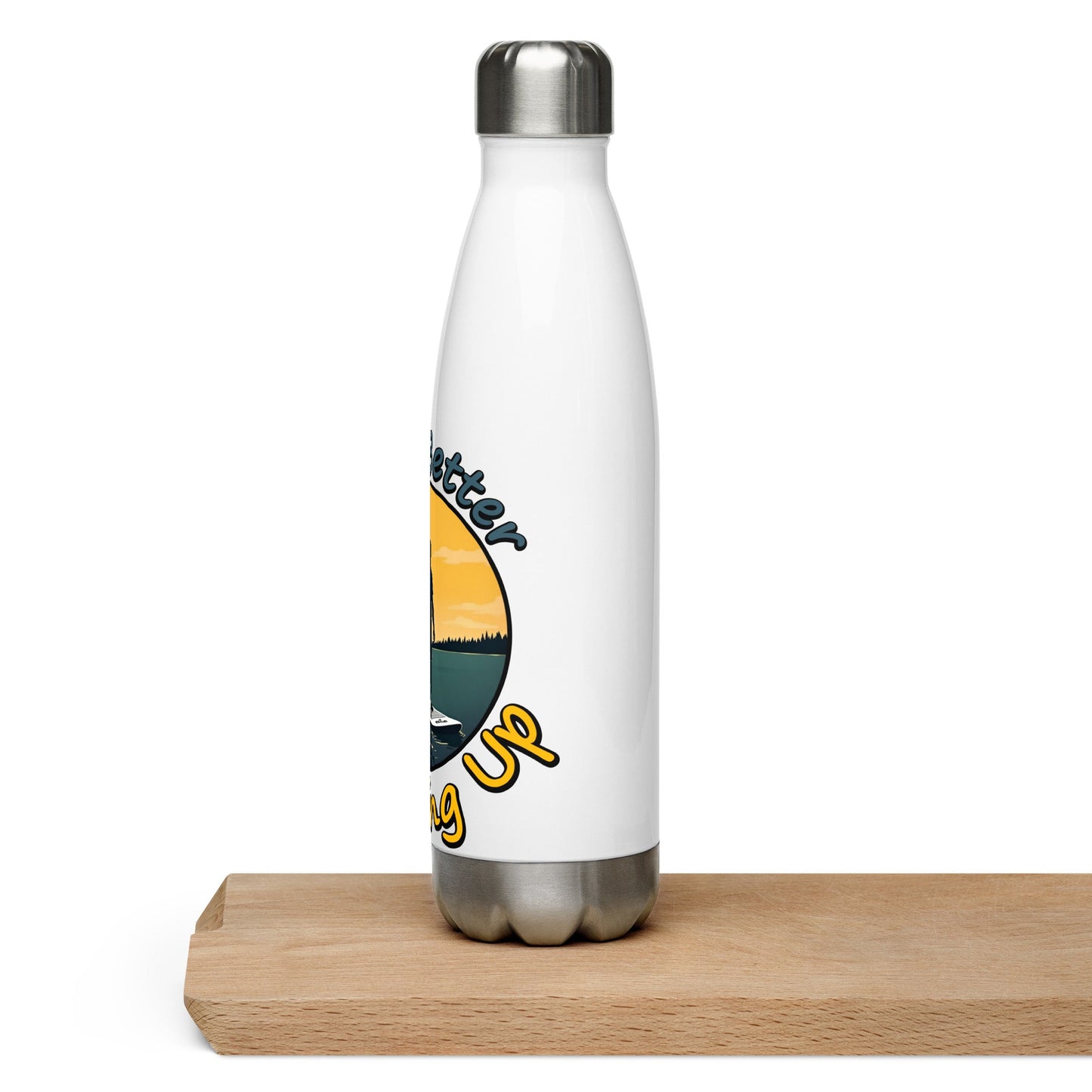 Paddle Boarding "Life's Better Standing Up" Stainless Steel Water Bottle - Stainless Steel Water Bottle - Discovery Co.