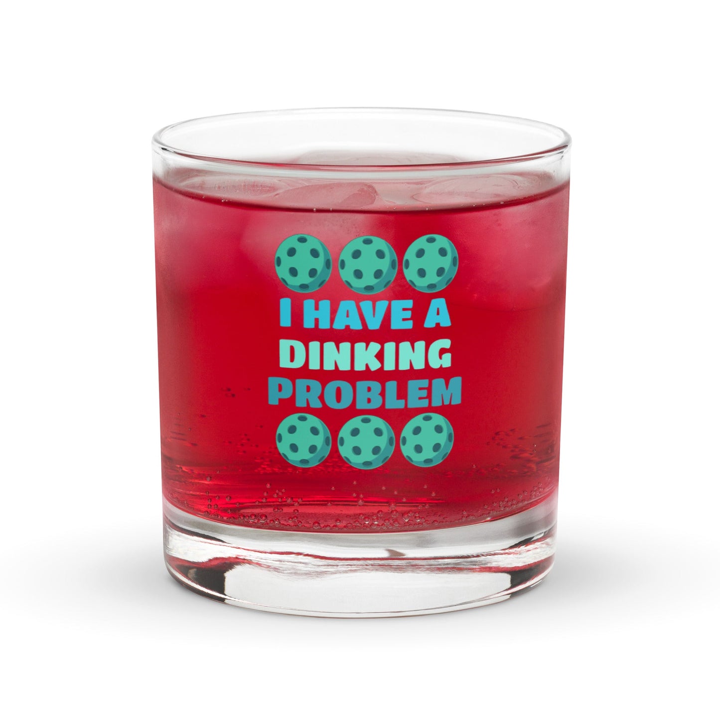 Pickleball "I Have A Dinking Problem" Rocks Glass - Rocks Glass - Discovery Co.