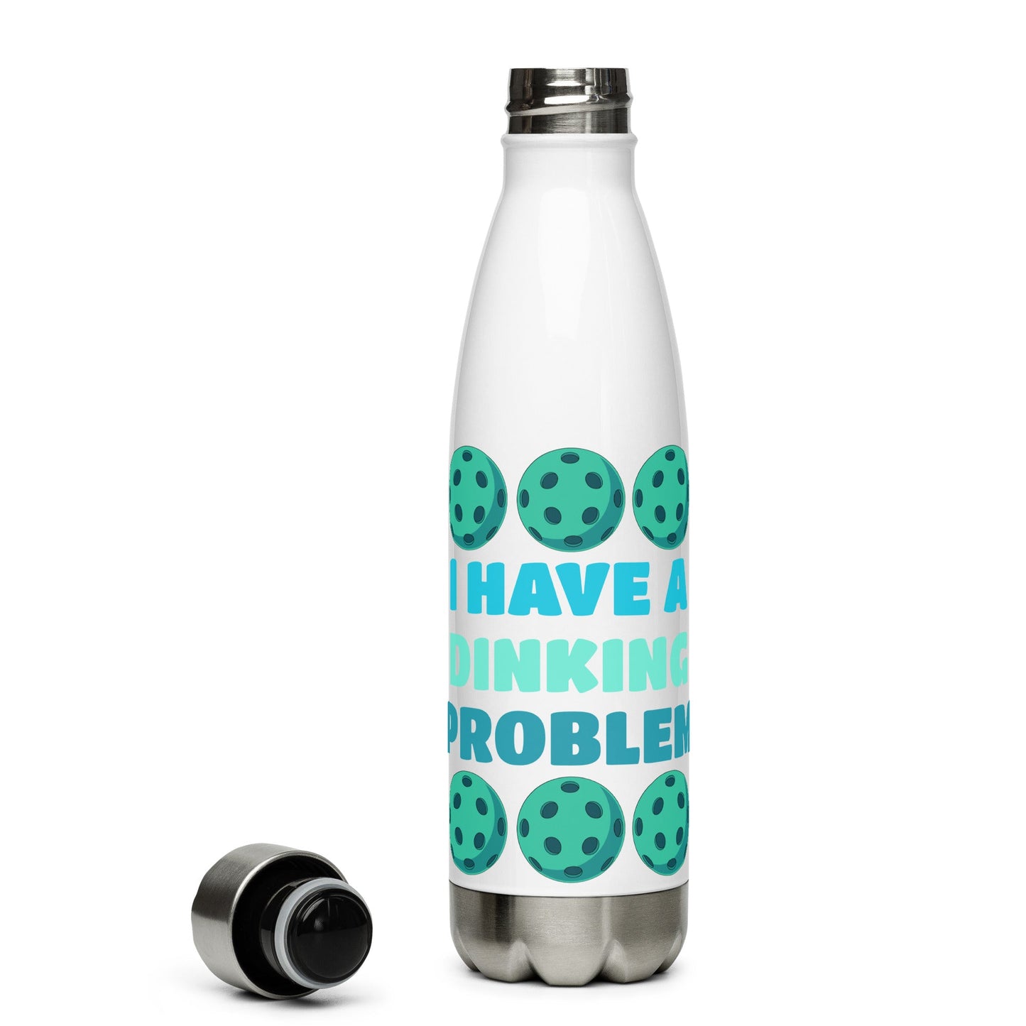 Pickleball "I Have A Dinking Problem" Stainless Steel Water Bottle - Stainless Steel Water Bottle - Discovery Co.