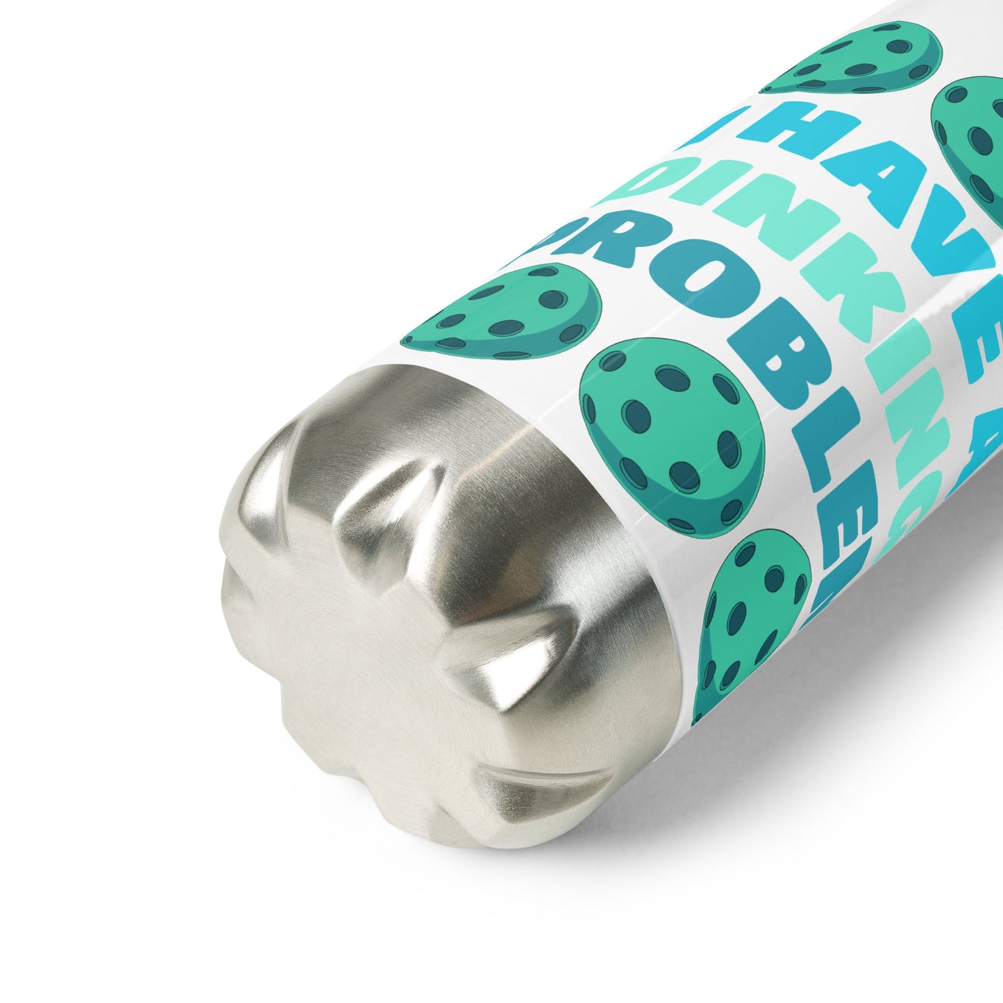 Pickleball "I Have A Dinking Problem" Stainless Steel Water Bottle - Stainless Steel Water Bottle - Discovery Co.