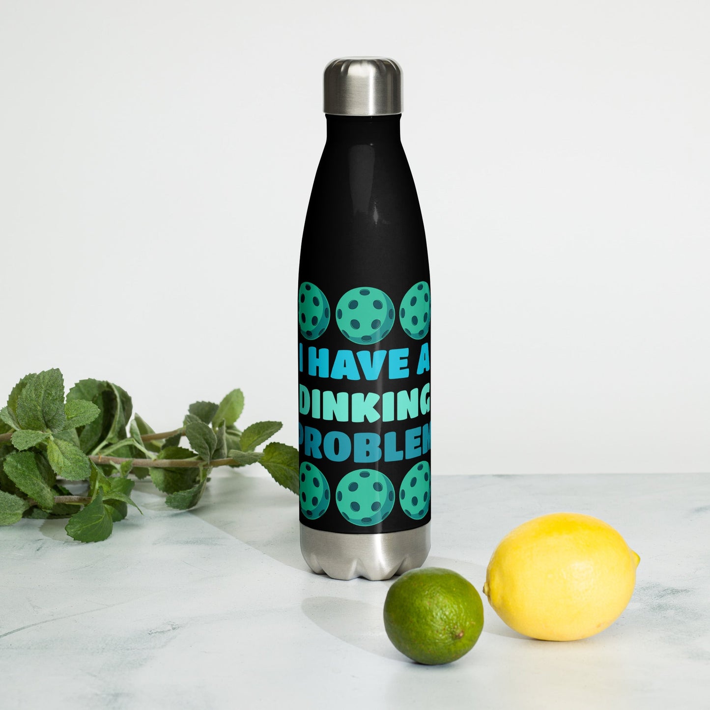 Pickleball "I Have A Dinking Problem" Stainless Steel Water Bottle - Stainless Steel Water Bottle - Discovery Co.