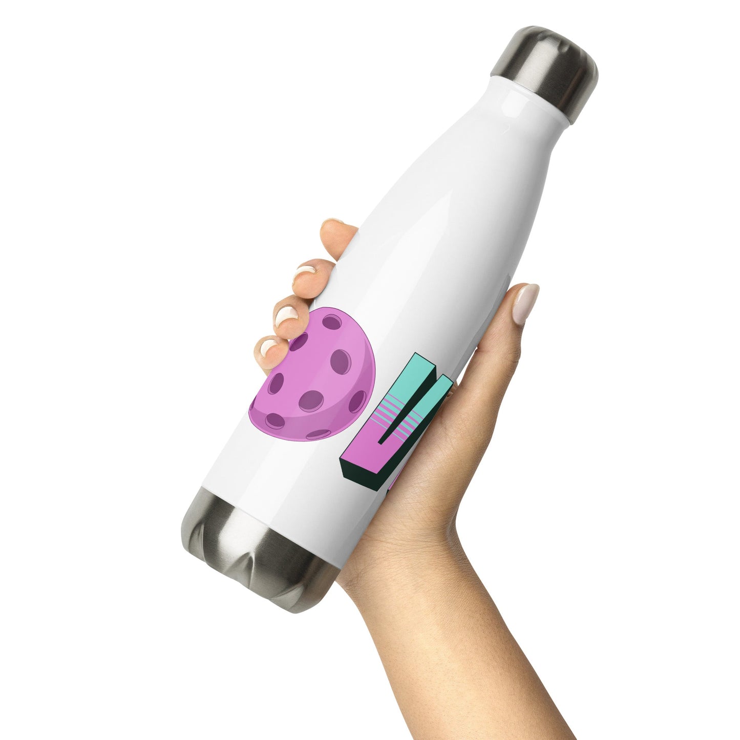 Pickleball Love Stainless Steel Water Bottle - Stainless Steel Water Bottle - Discovery Co.