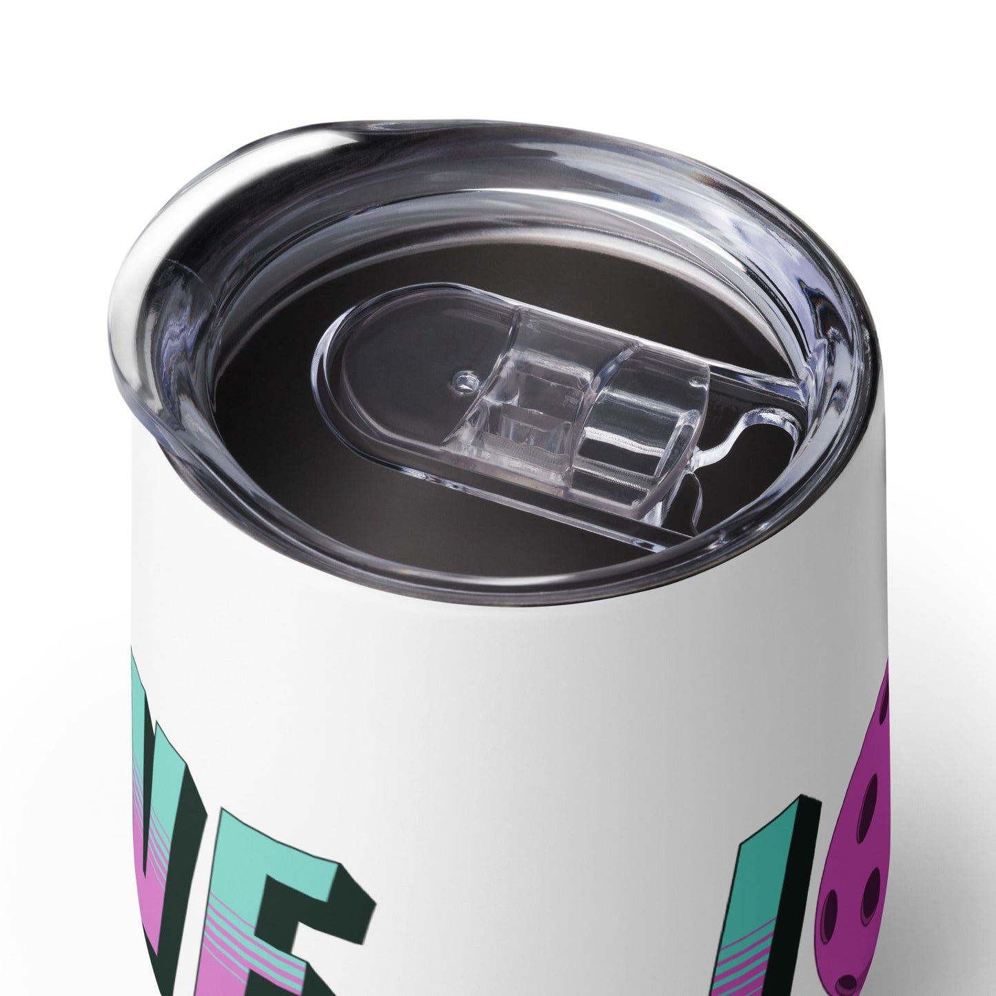 Pickleball Love Stainless Steel Wine Tumbler - Steel Tumbler - Discovery Co.