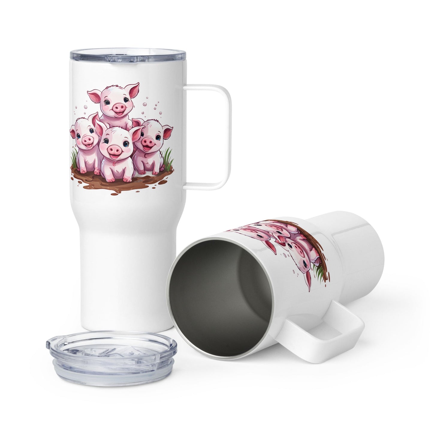 Piglets Stainless Steel Travel Mug (25 oz and 40 oz) - Travel Mug - Discovery Co.
