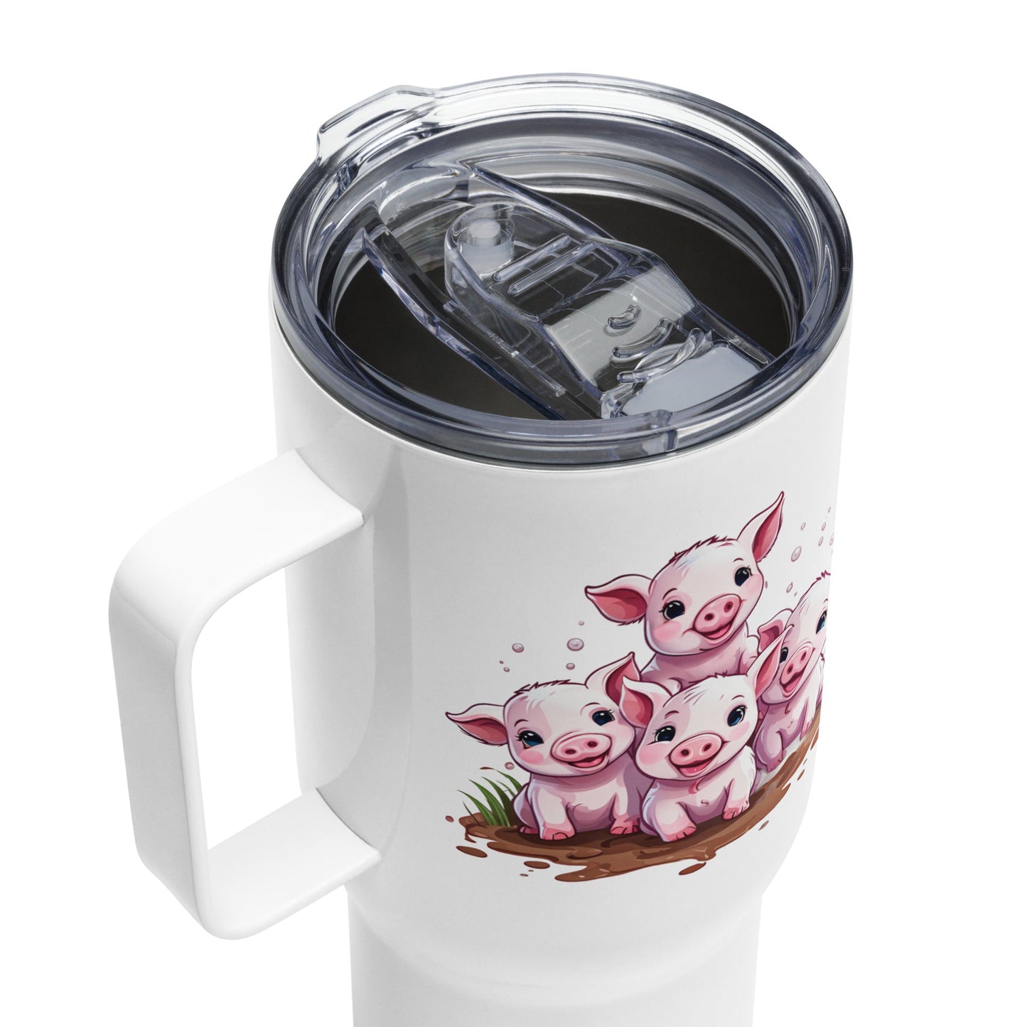 Piglets Stainless Steel Travel Mug (25 oz and 40 oz) - Travel Mug - Discovery Co.