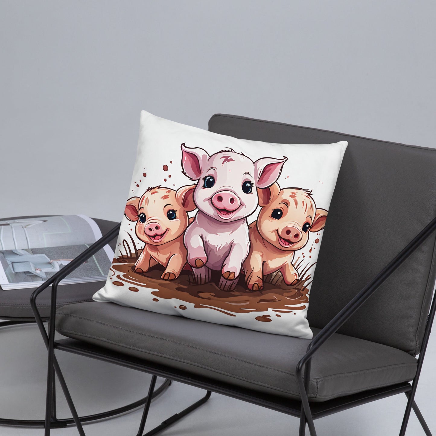 Pigs Basic Pillow - Pillows - Discovery Co.