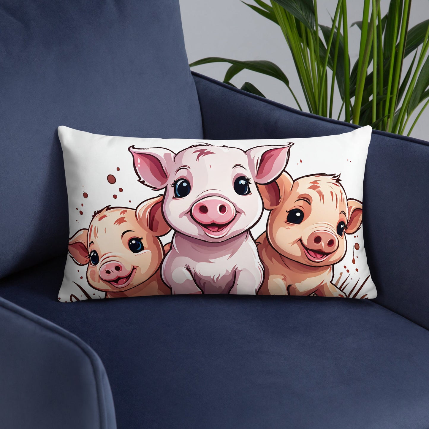 Pigs Basic Pillow - Pillows - Discovery Co.