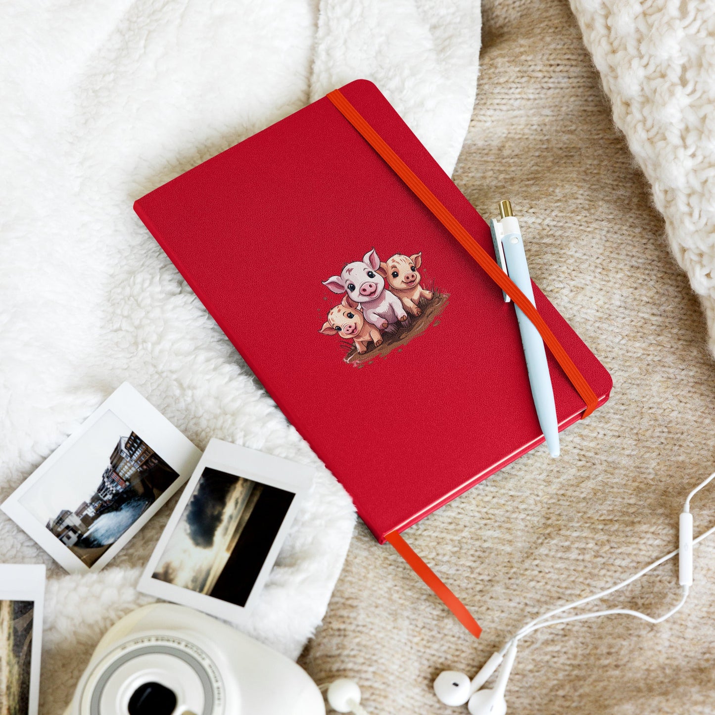 Pigs Hardcover Bound Notebook - Hardcover Bound Notebooks - Discovery Co.