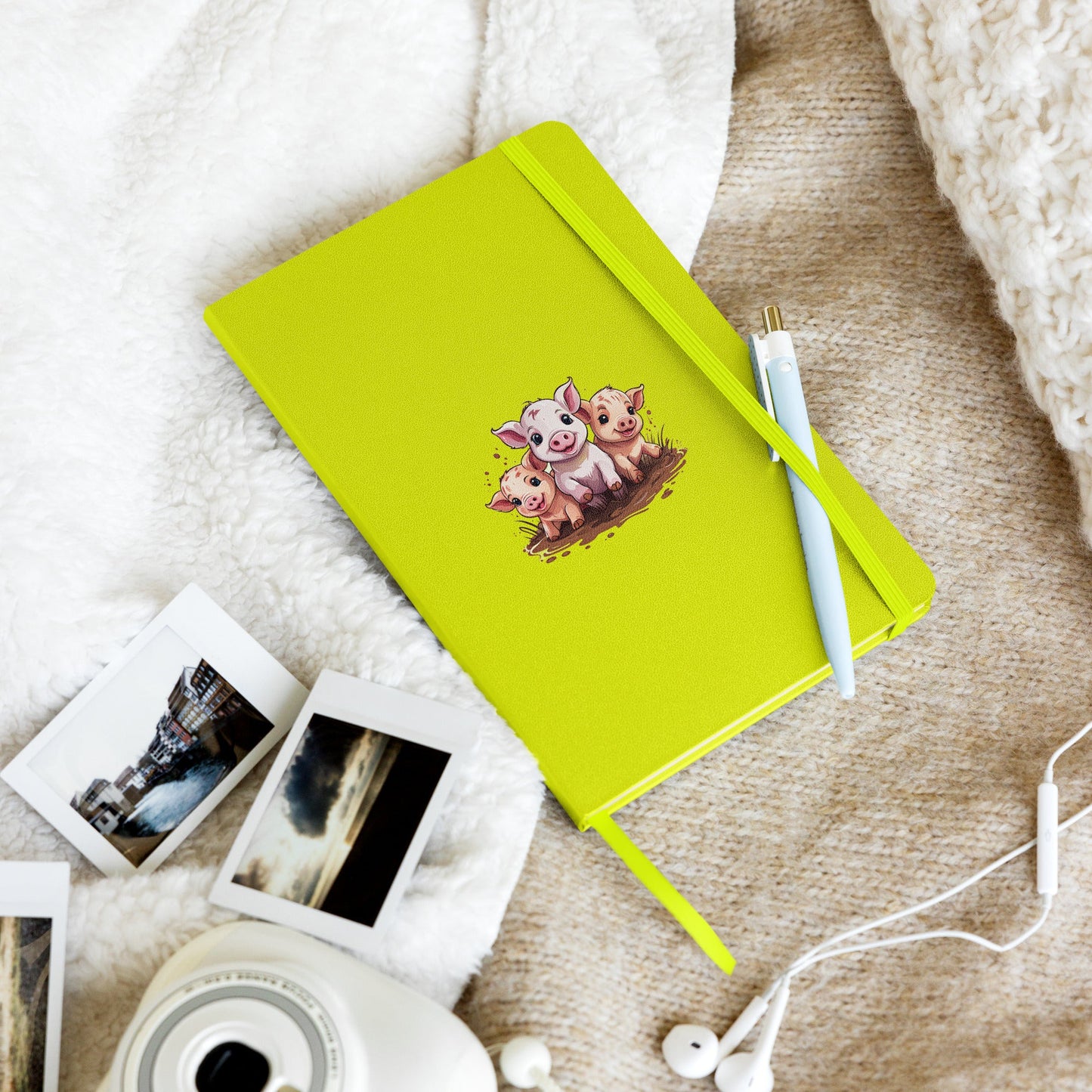 Pigs Hardcover Bound Notebook - Hardcover Bound Notebooks - Discovery Co.