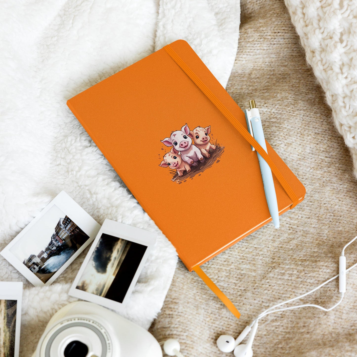 Pigs Hardcover Bound Notebook - Hardcover Bound Notebooks - Discovery Co.
