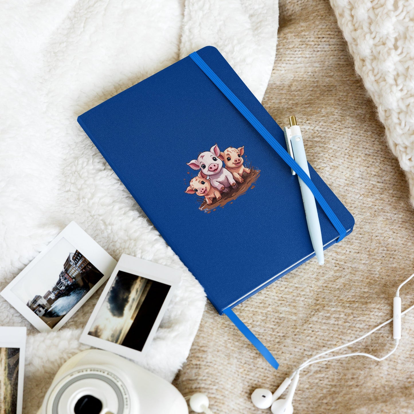 Pigs Hardcover Bound Notebook - Hardcover Bound Notebooks - Discovery Co.