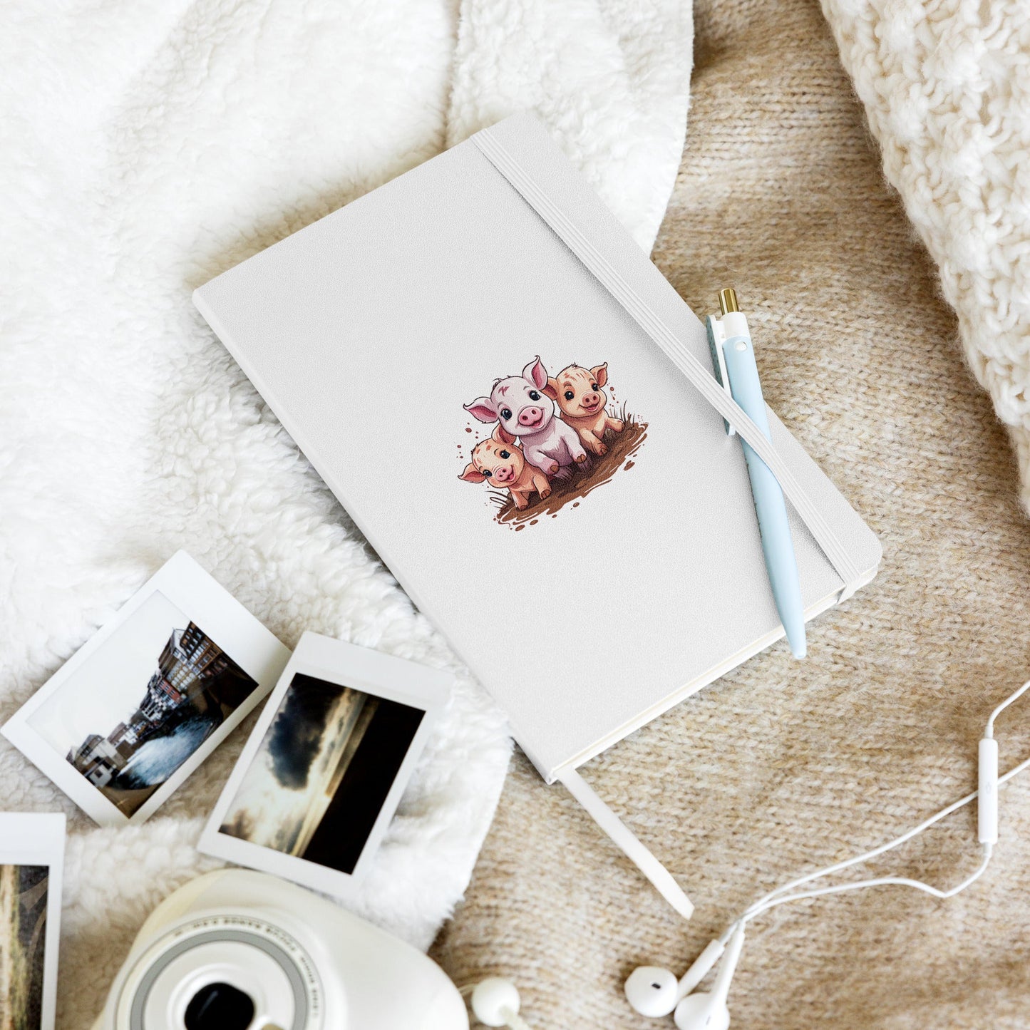 Pigs Hardcover Bound Notebook - Hardcover Bound Notebooks - Discovery Co.
