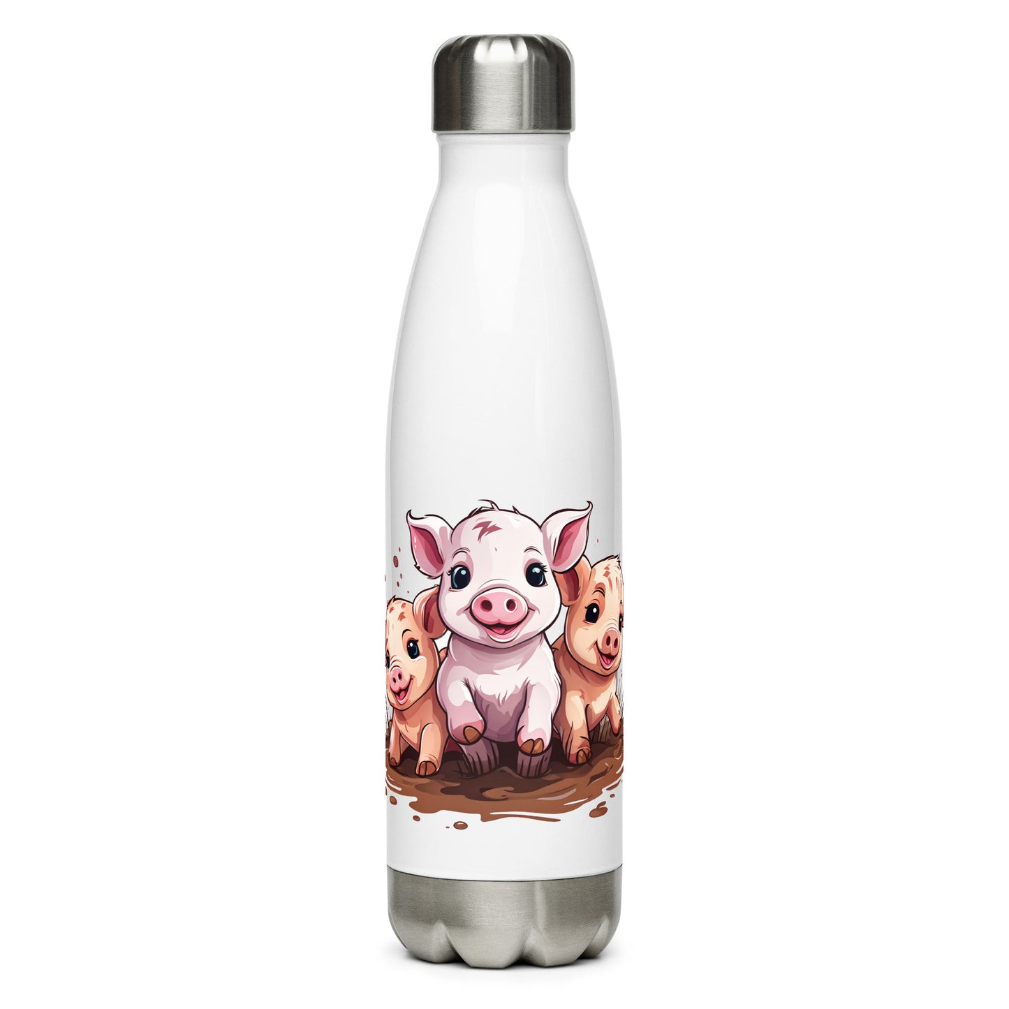 Pigs Stainless Steel Water Bottle - Stainless Steel Water Bottle - Discovery Co.