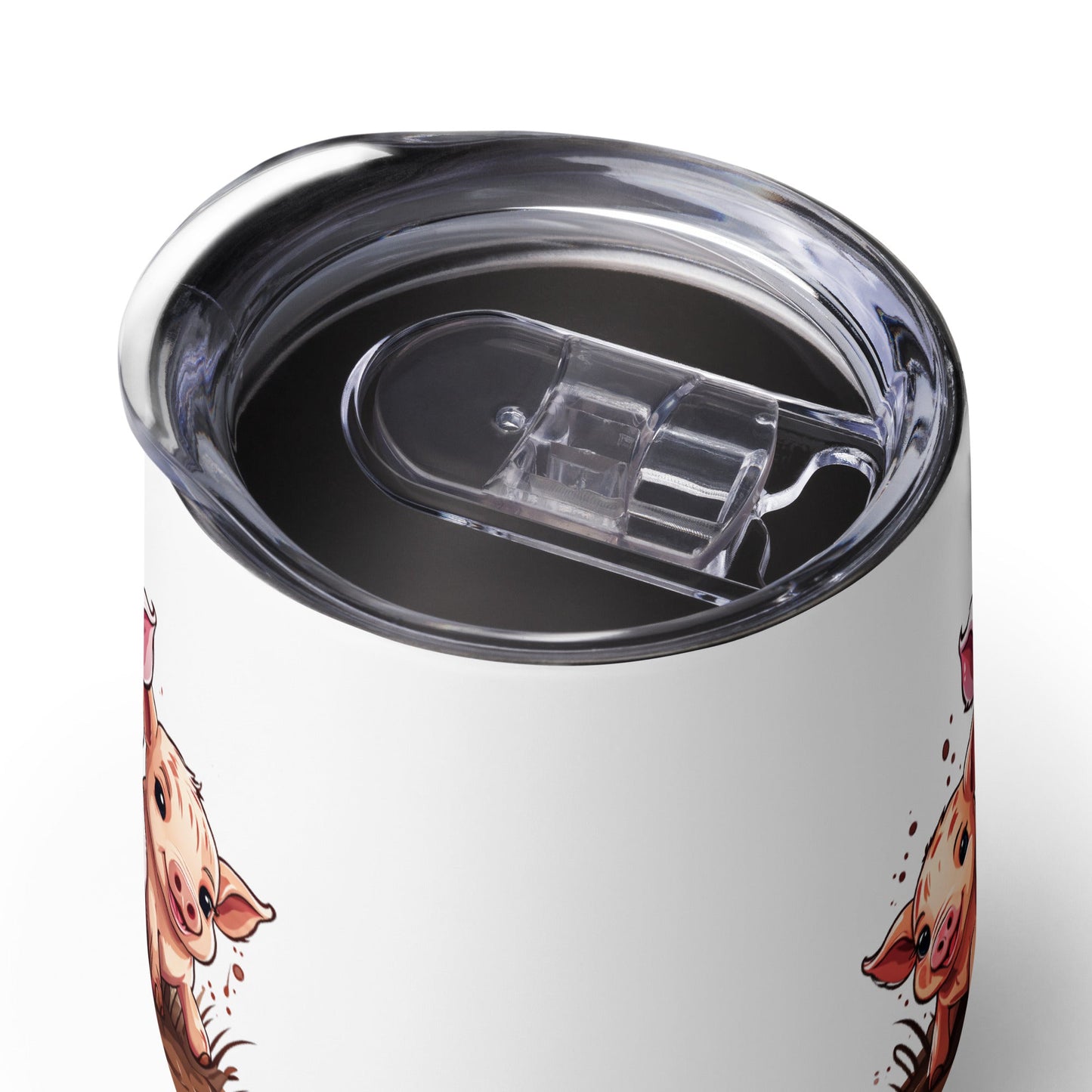 Pigs Stainless Steel Wine Tumbler - Tumblers - Discovery Co.
