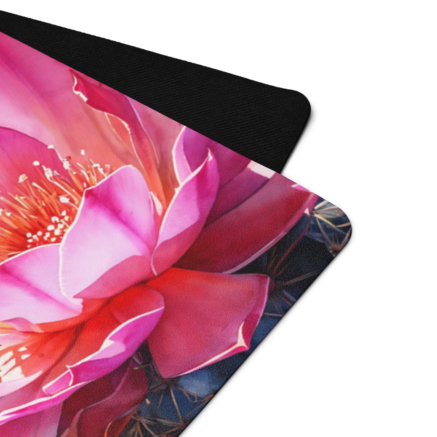 Pink Cactus Bloom Yoga Mat - Yoga Mat - Discovery Co.