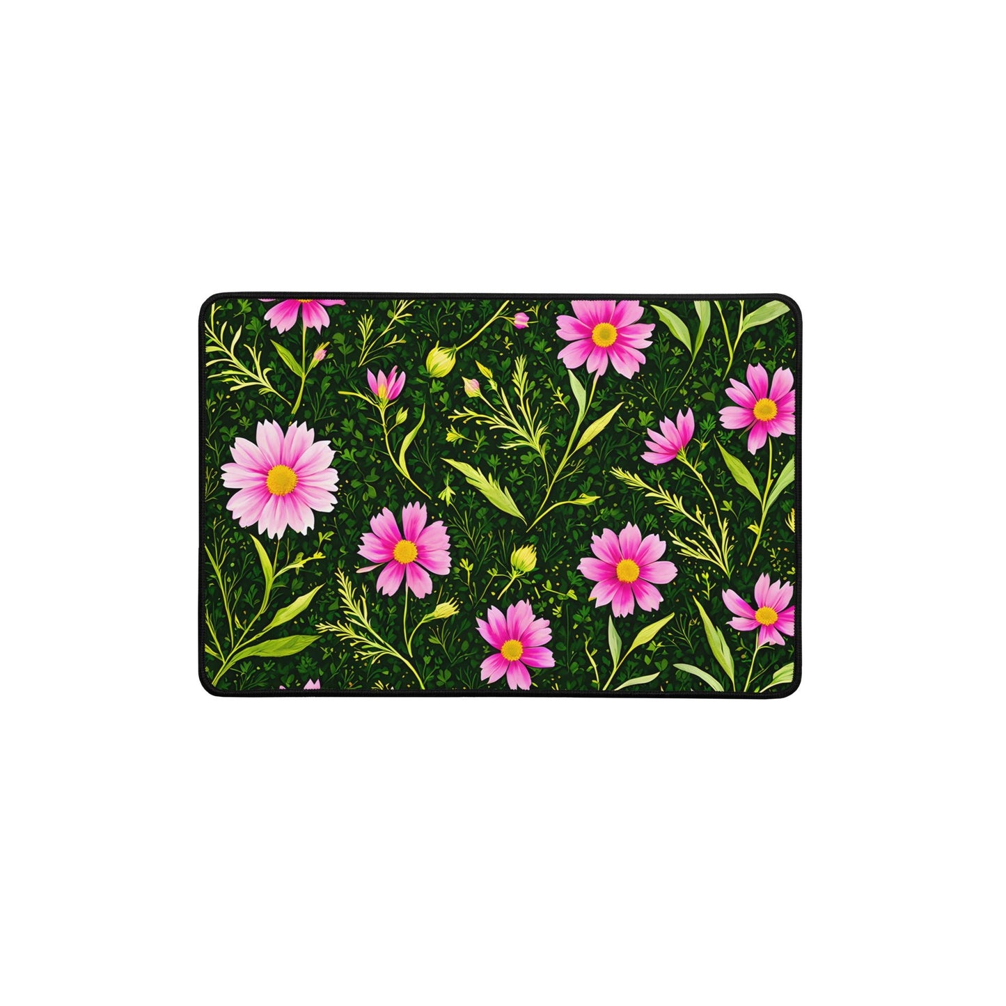 Pink Flowers II Desk Mat - Mouse Pads - Discovery Co.