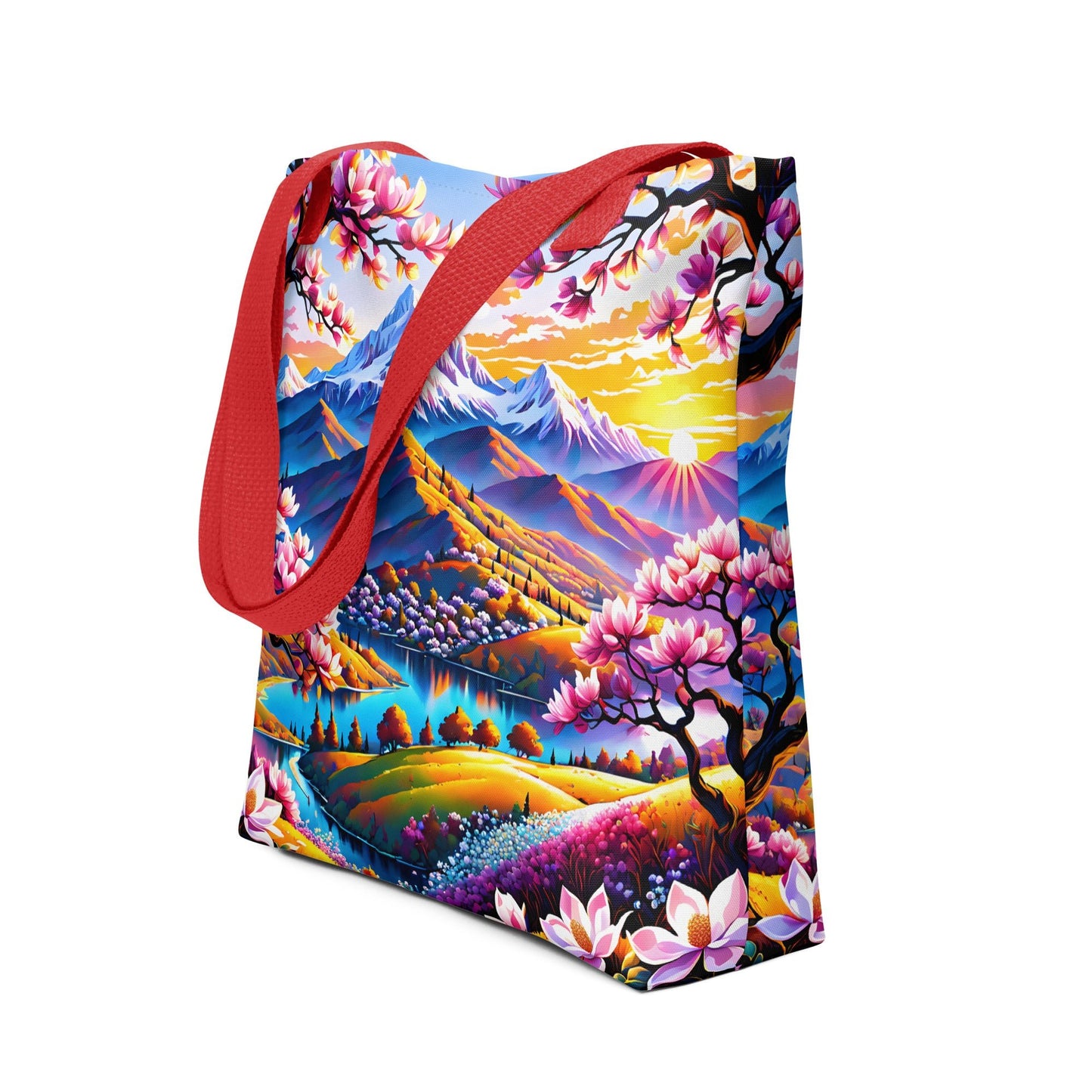 Pink Landscape Tote Bag - Tote Bags - Discovery Co.