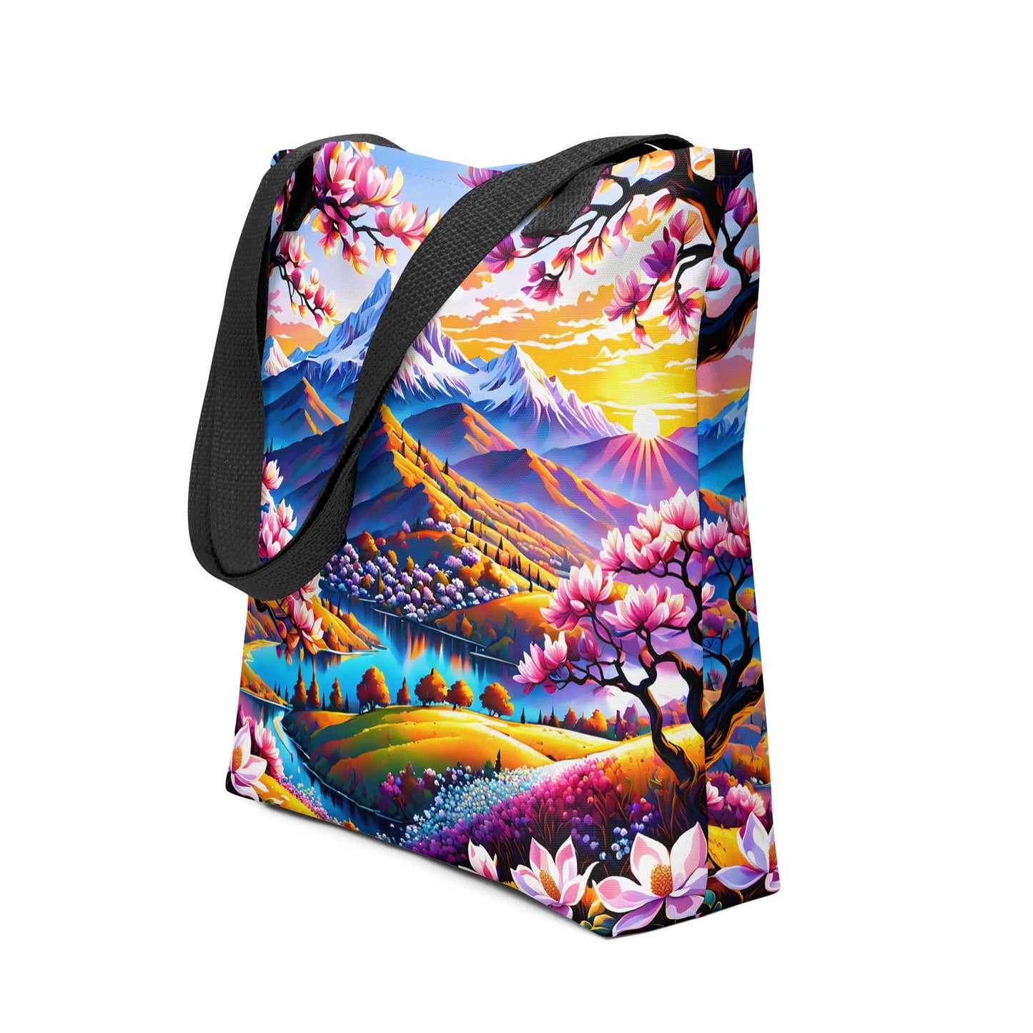 Pink Landscape Tote Bag - Tote Bags - Discovery Co.